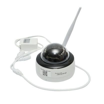 5 MP surveillance camera, P2P WIFI 2.4GHz, 360-degree rotating PTZ with motion sensor, human detection, and iCSee application
