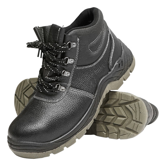 Work boots size 44 with a toe cap and steel sole insert 5003