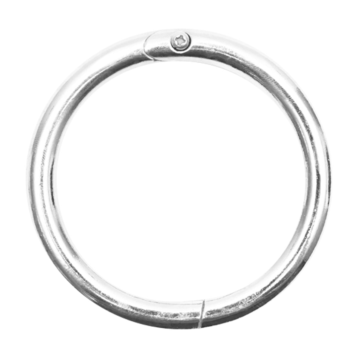 Metallic nasal ring for cattle, ruminants with screw fixation Breckner Germany