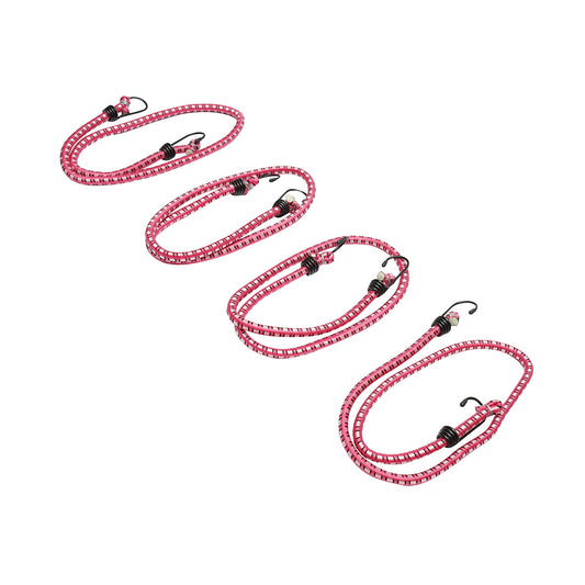 Set of 4 elastic cords with hooks for securing goods, 10mmx100cm Breckner Germany