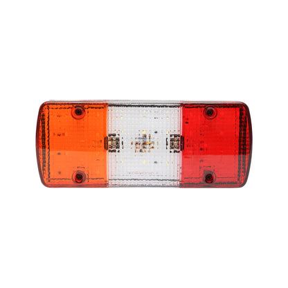 Rectangular rear lamp 28 LEDs with 3 compartments 12V