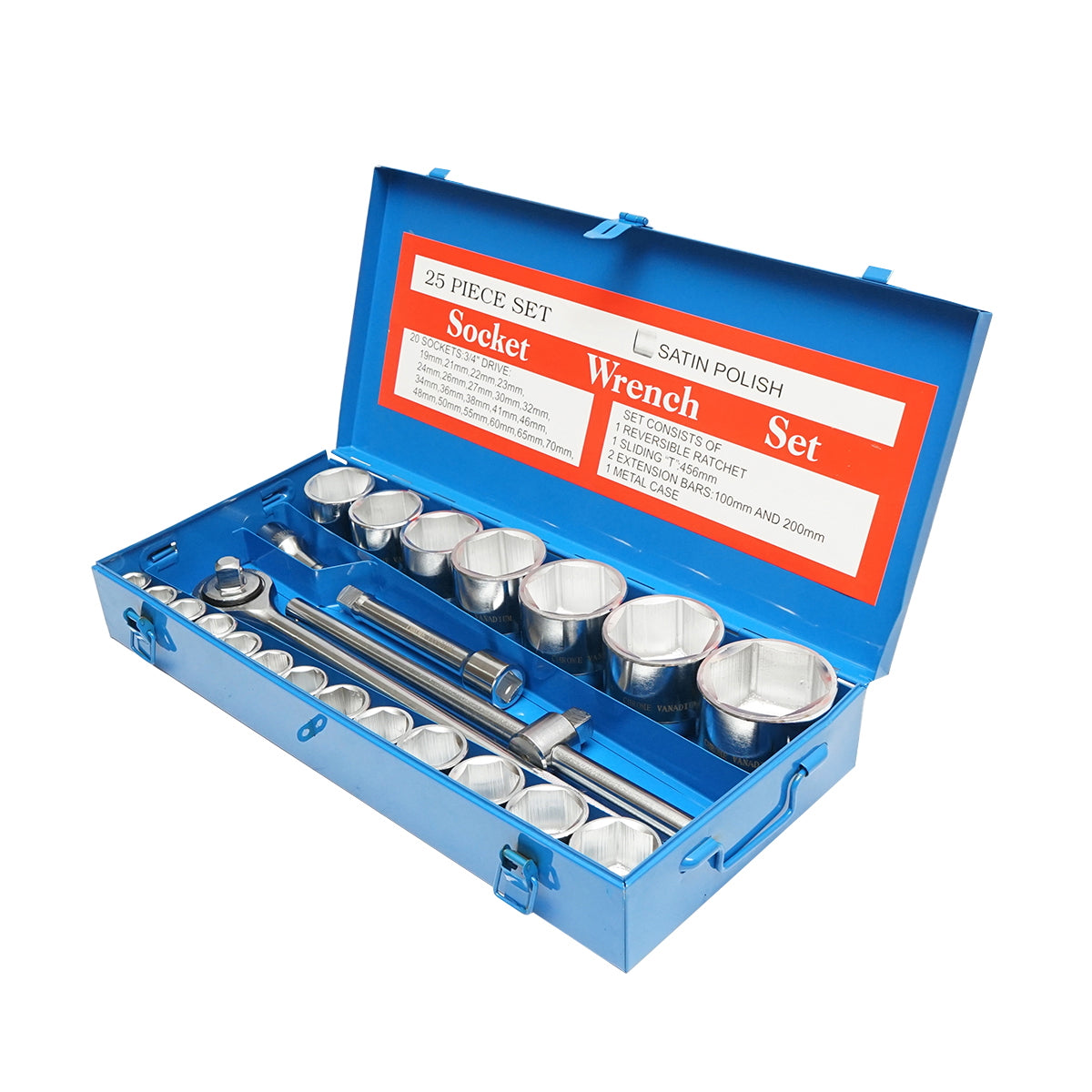 25-piece 3/4 ratchet socket set Breckner Germany