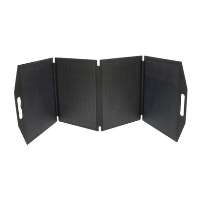100W monocrystalline photovoltaic solar panel, foldable suitcase type with 10A voltage regulator, 12V/24V Breckner Germany