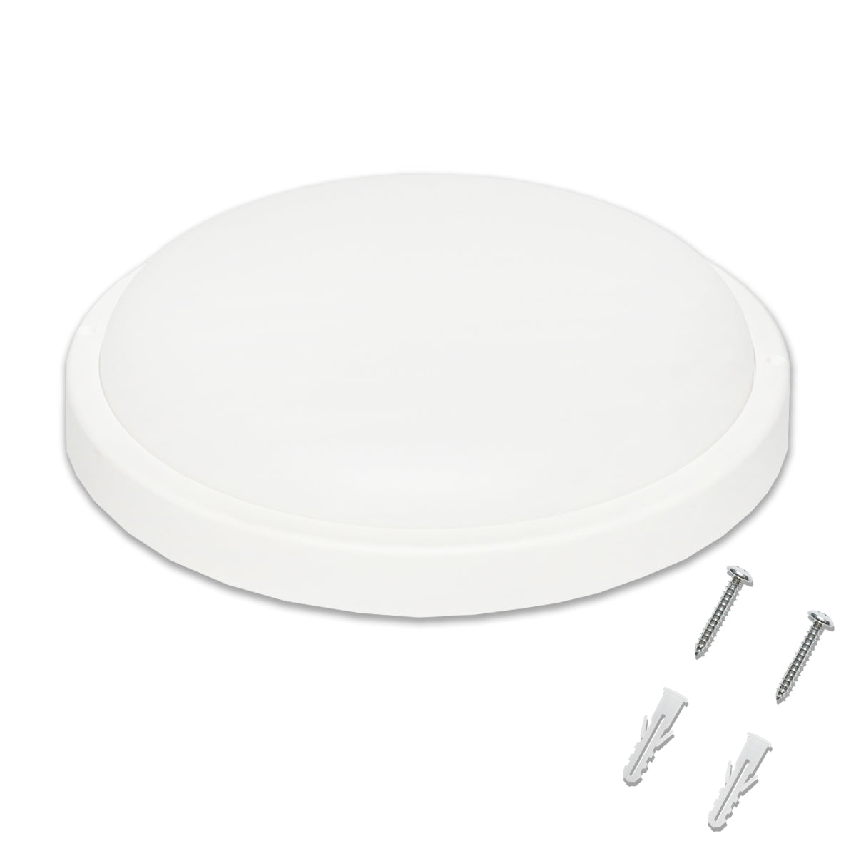 LED ceiling light 24W, 220V, IP65, diameter 260mm (moisture-resistant lighting body) Breckner Germany