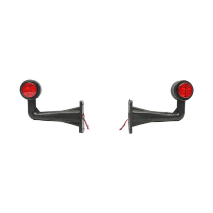 Side marker lights with LED 12/24V, red-white Breckner Germany
