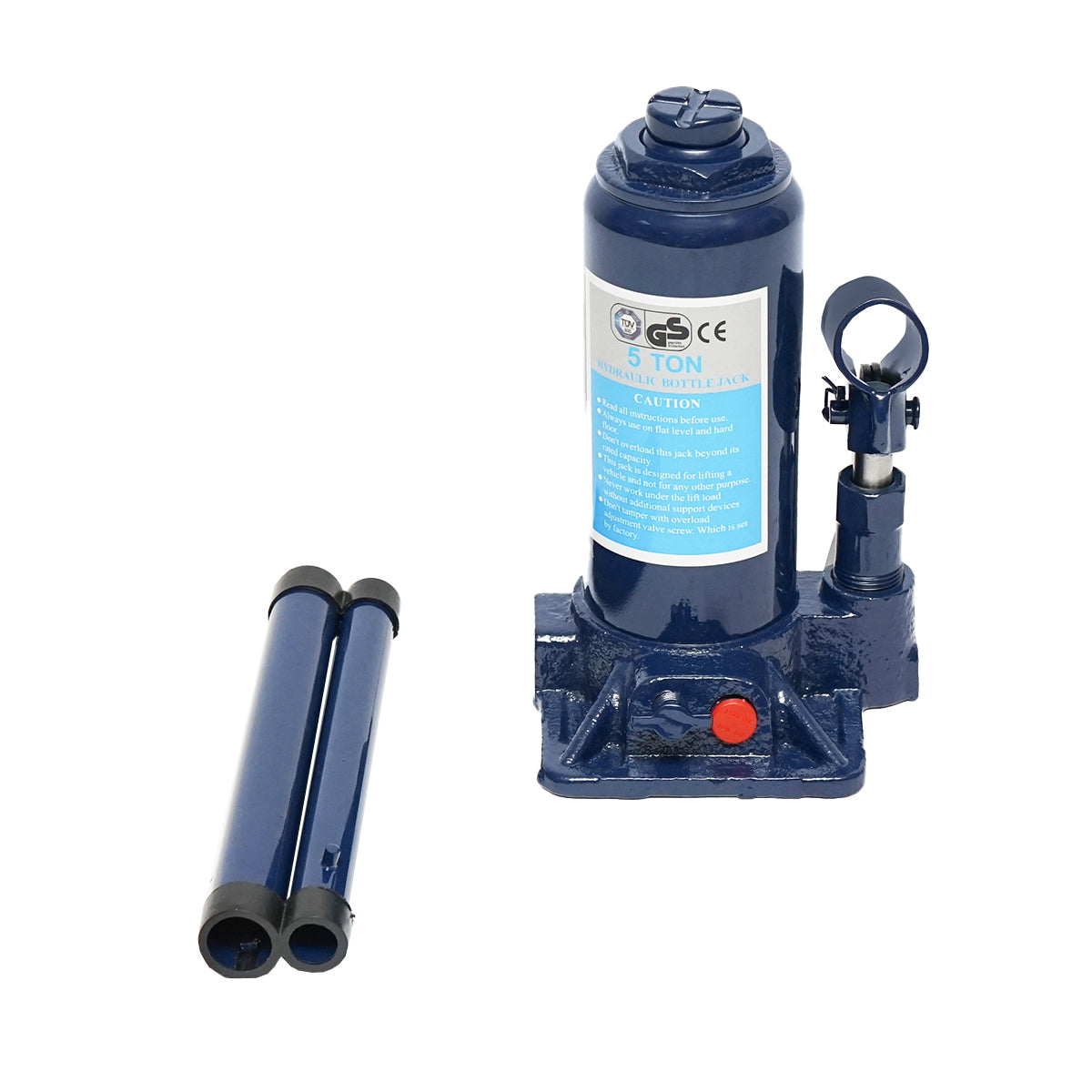 5-ton piston type hydraulic jack with valve 180mm