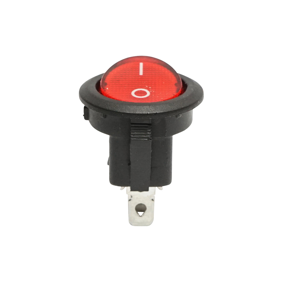On-off switch button 12V/10A, 250V AC/6A with 3 pins Breckner Germany