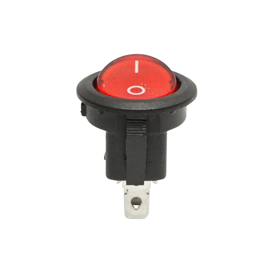 On-off switch button 12V/10A, 250V AC/6A with 3 pins Breckner Germany