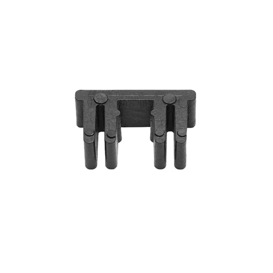 Support for connecting assembly between plastic storage boxes