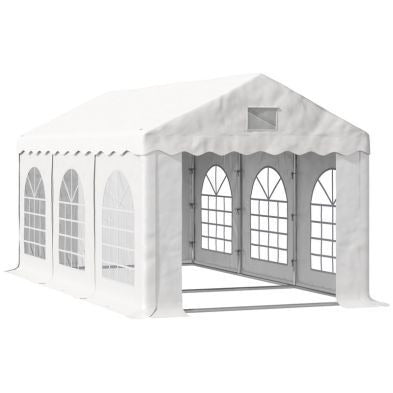 PVC event hall with a width of 6m and a length of 12m, galvanized steel frame