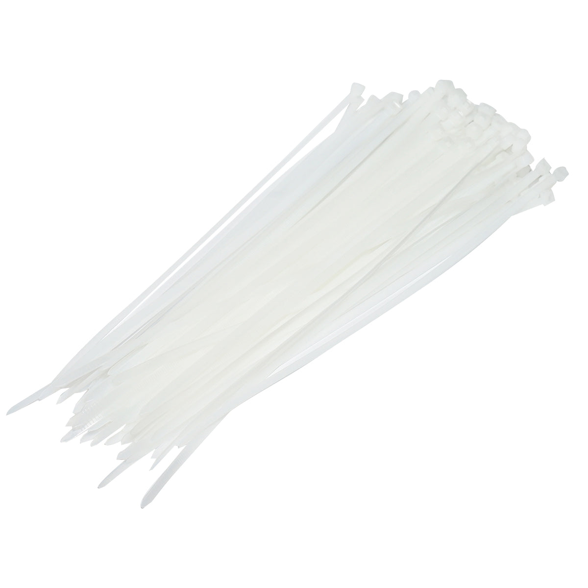 Facet, plastic collar 4.8x290mm, white, set of 100 pieces Breckner Germany