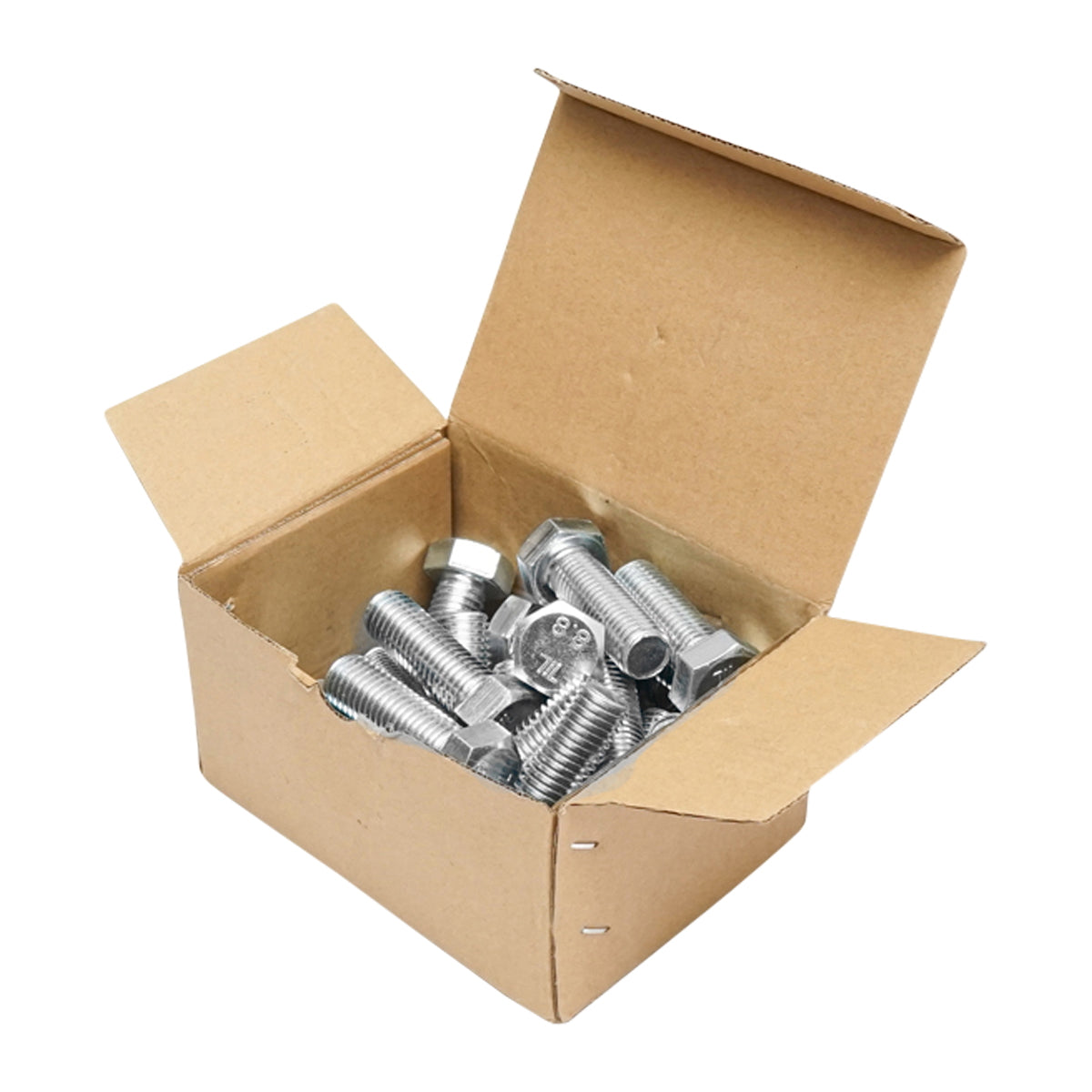 Set of 25 hexagon head screws DIN 933-8.8 M18X55