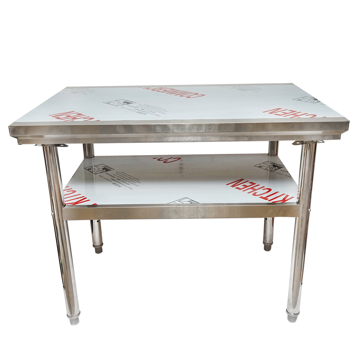 Bee working table made of stainless steel 1000x700x800mm with shelf