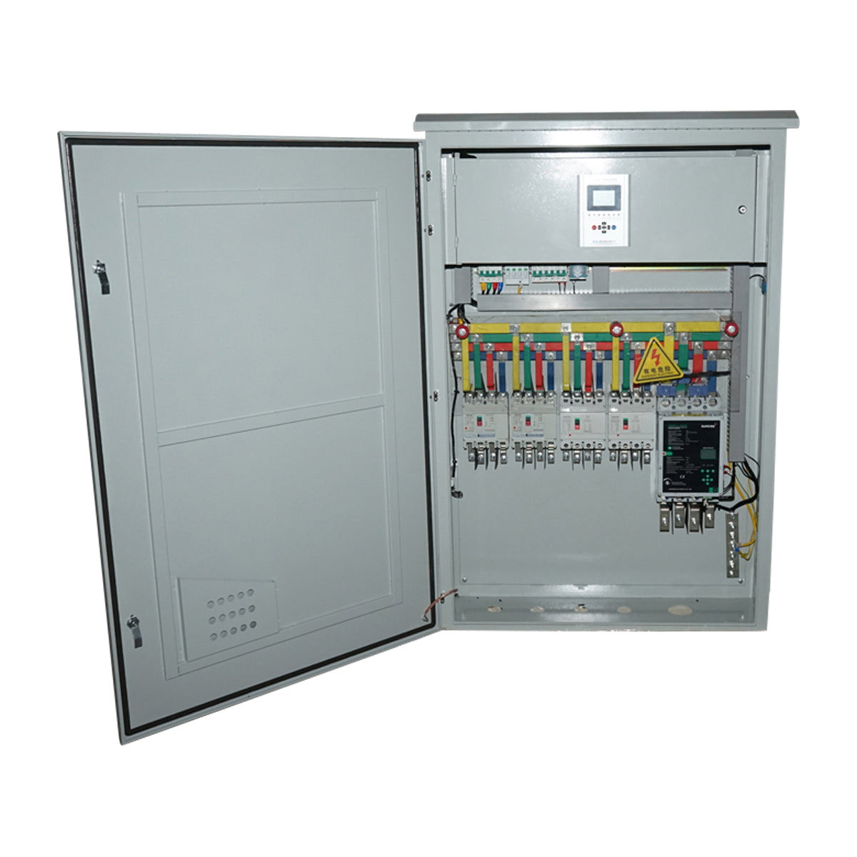 Distribution box for photovoltaic solar system 200KW, IP54, 400A, with anti-islanding relay