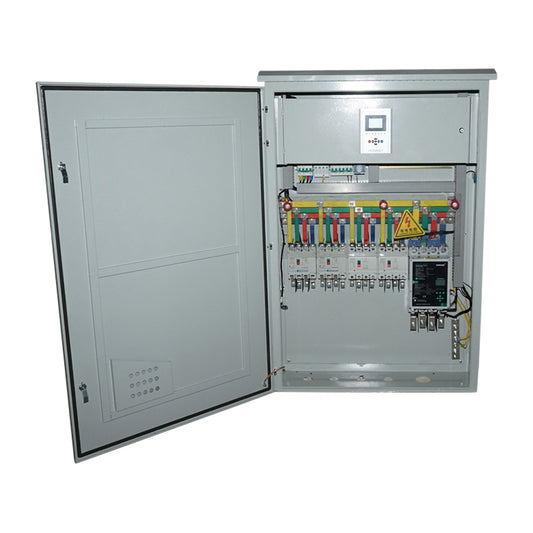 Distribution box for photovoltaic solar system 200KW, IP54, 400A, with anti-islanding relay