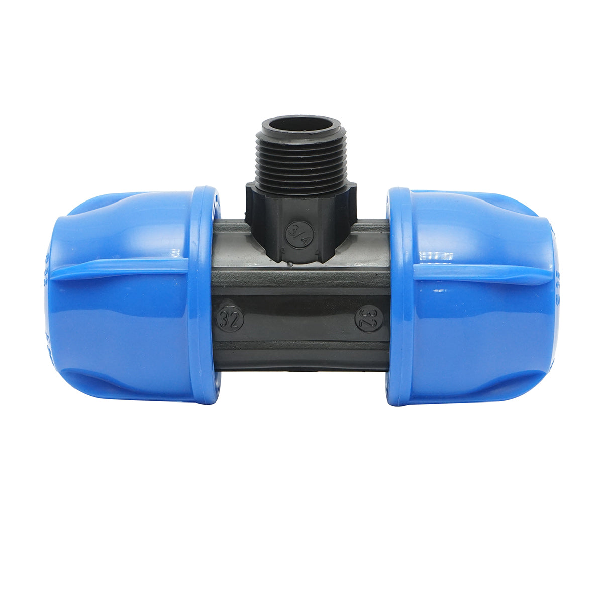 Your external threaded compression fitting father 90 degree D32x32mmx3/4, PN16 bar for irrigation systems