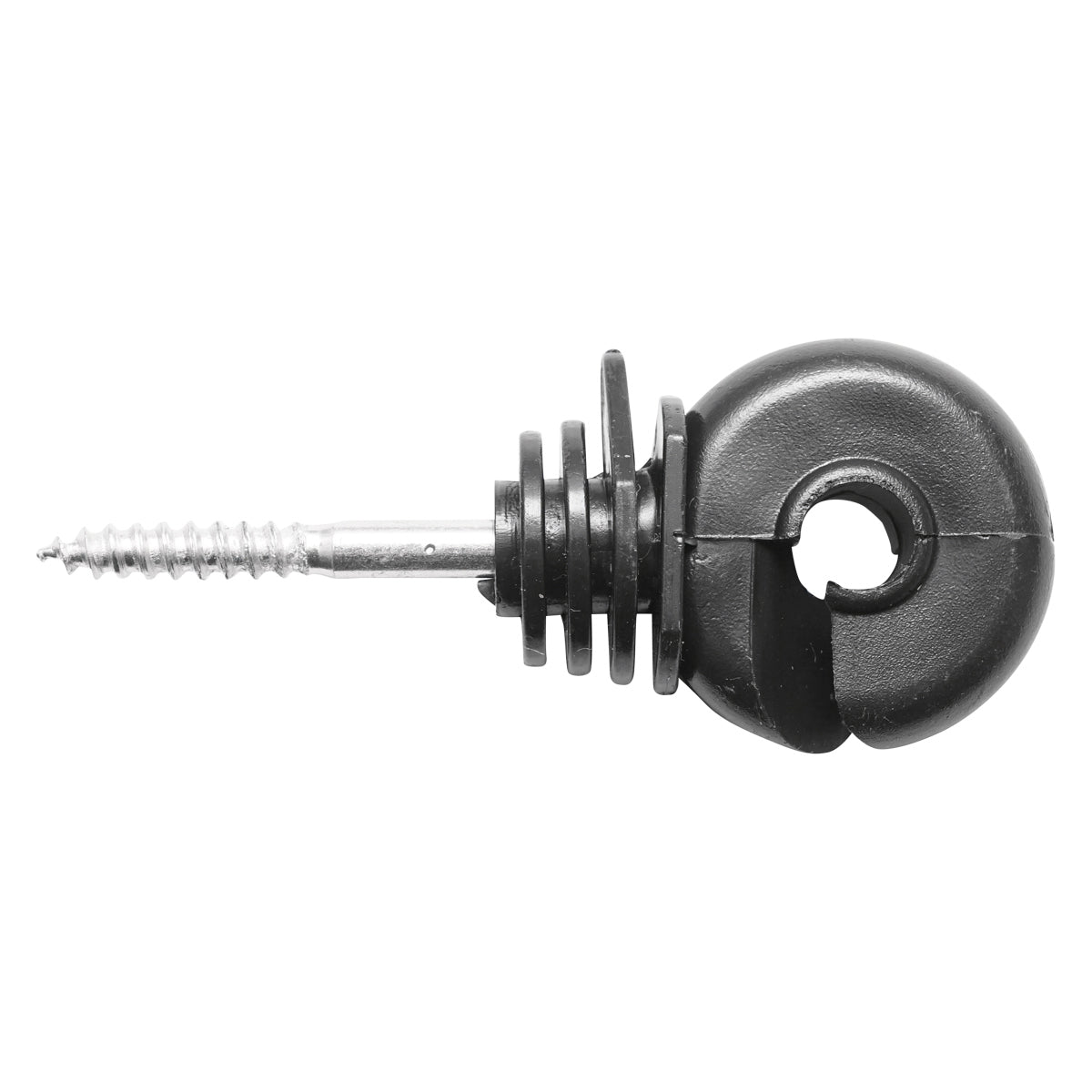 Compact black isolator fi 5.4mm 87x37mm electric fence Mezofarm