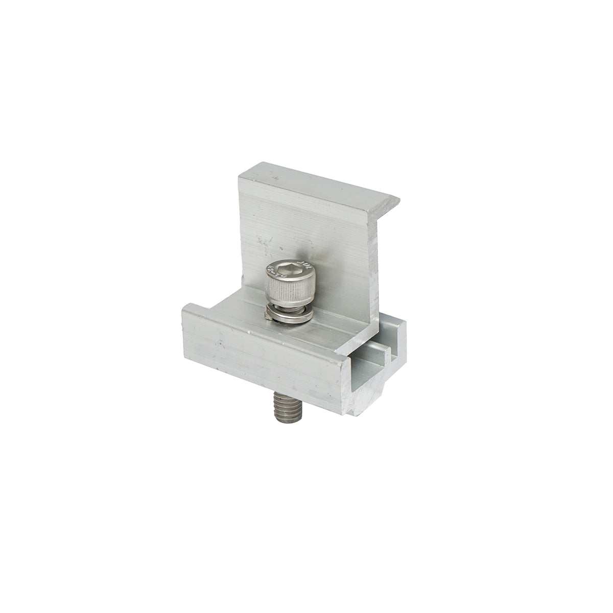 35mm end clamp for solar photovoltaic panel U profile for LF74, LT24 system