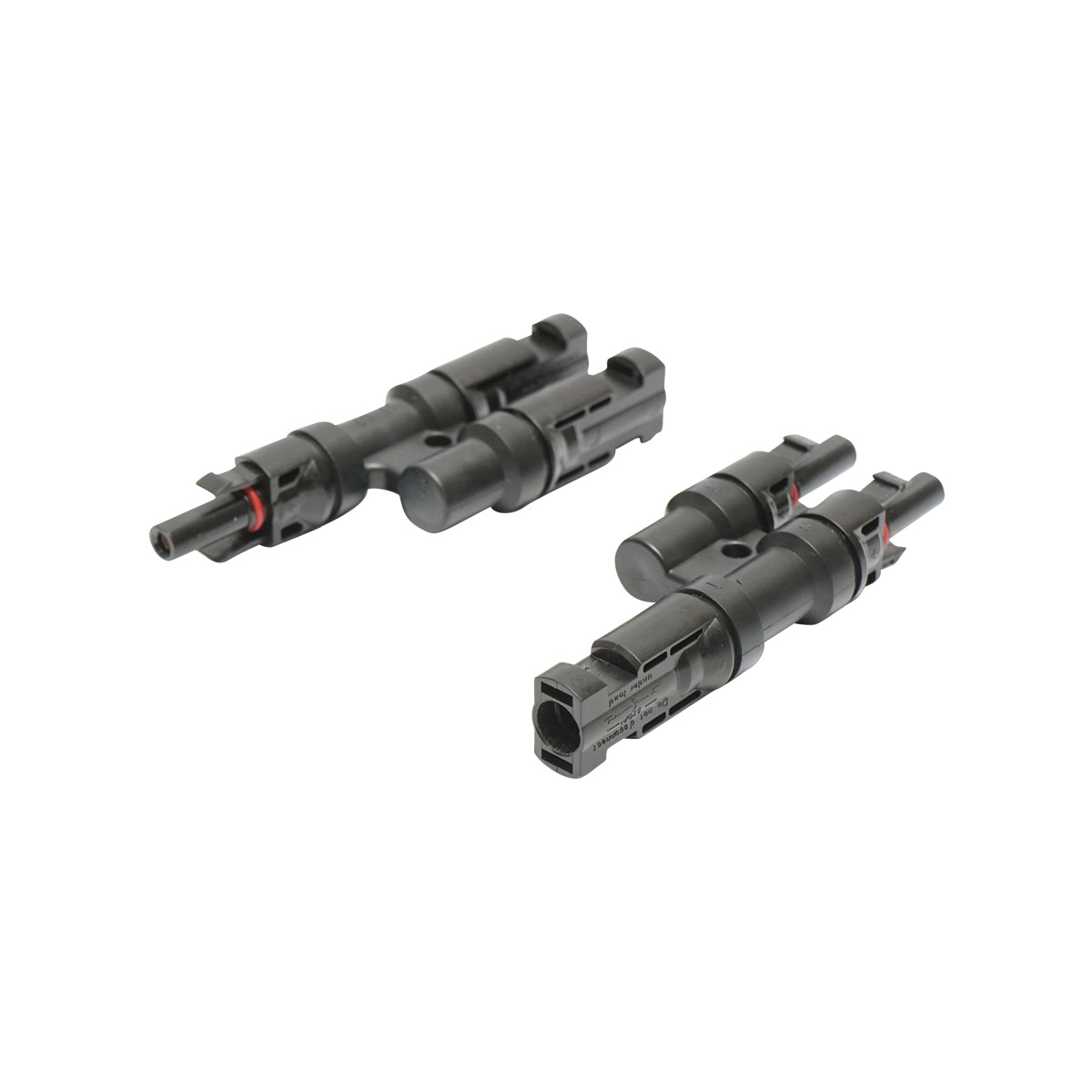 Set of 2 MC4 type Y connectors for solar cable