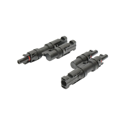 Set of 2 MC4 type Y connectors for solar cable