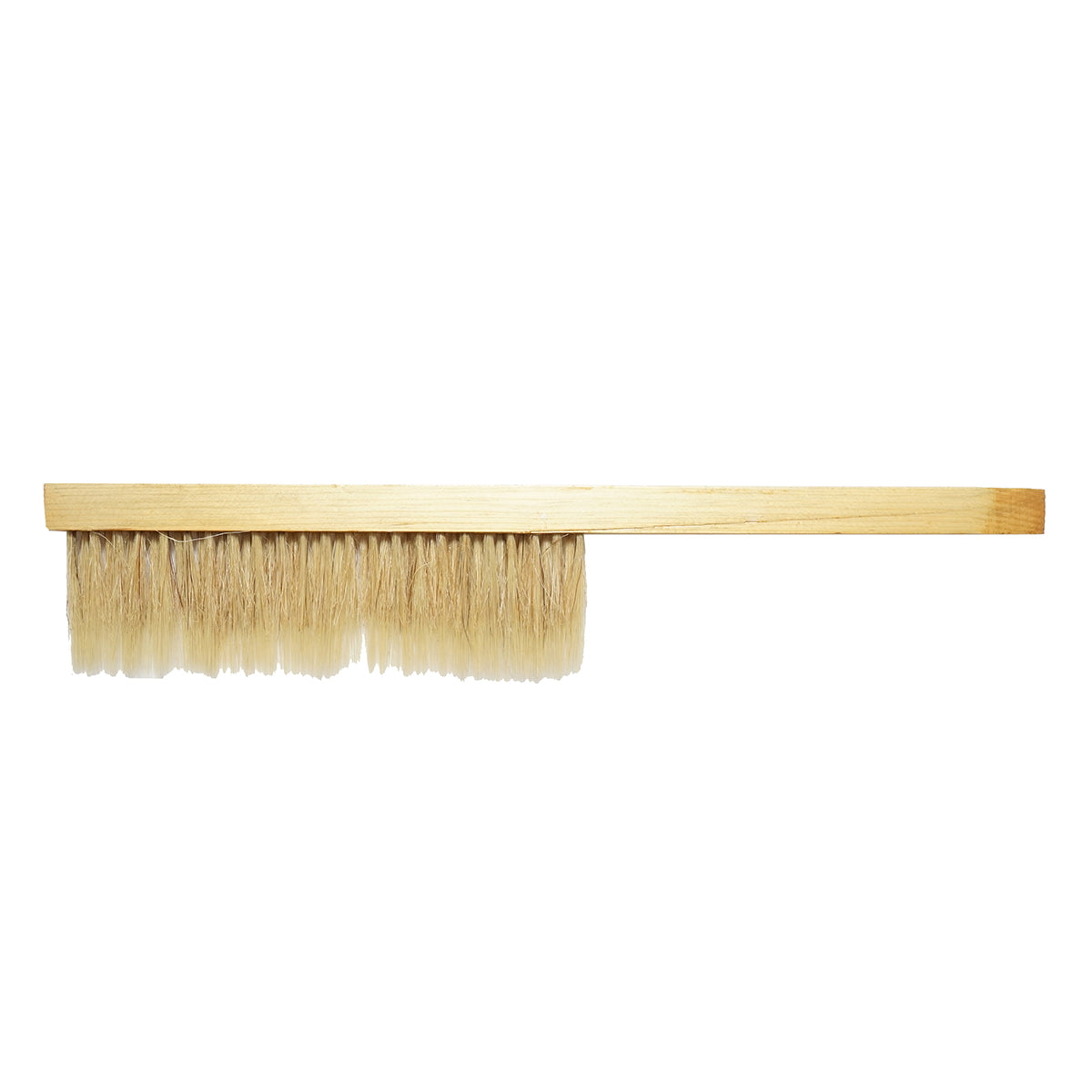 Double row beekeeping brush made of horse tail with a wooden handle 410x80mm