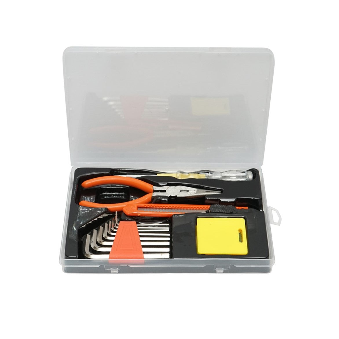 Combined tool and equipment set 12 pieces