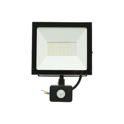 LED projector 50W, 4500lm, 6400K, IP44 power 220V-240V with motion sensor Breckner Germany
