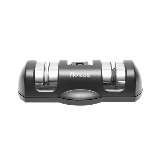 Device for sharpening metal and ceramic knives with anti-slip suction cup 140x72x40 mm