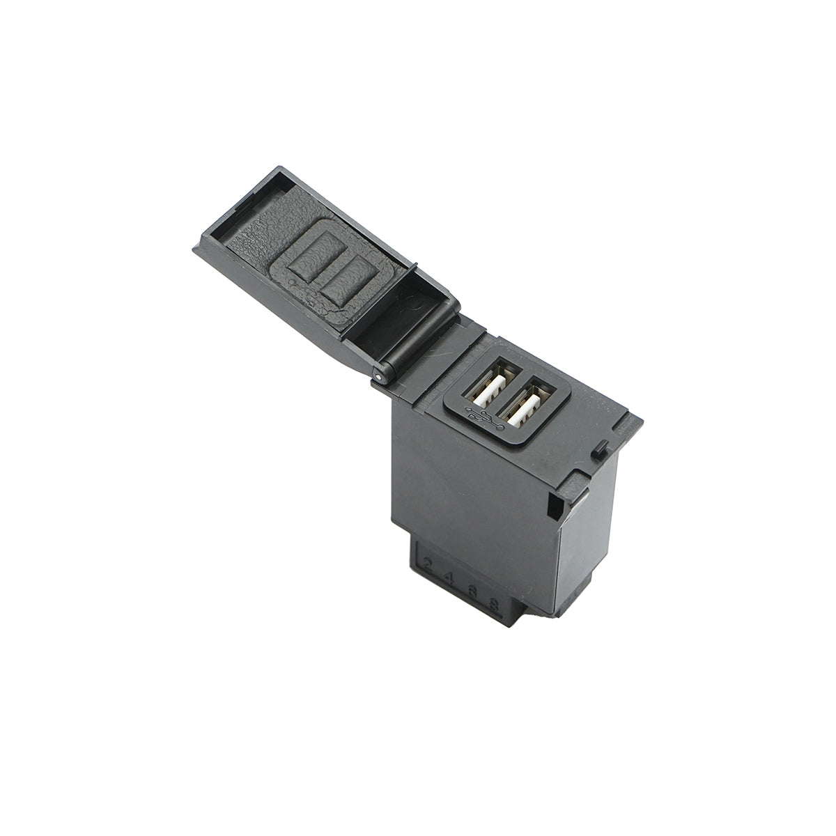 Socket, charger with 2 x USB ports 5V, 3.1A universal