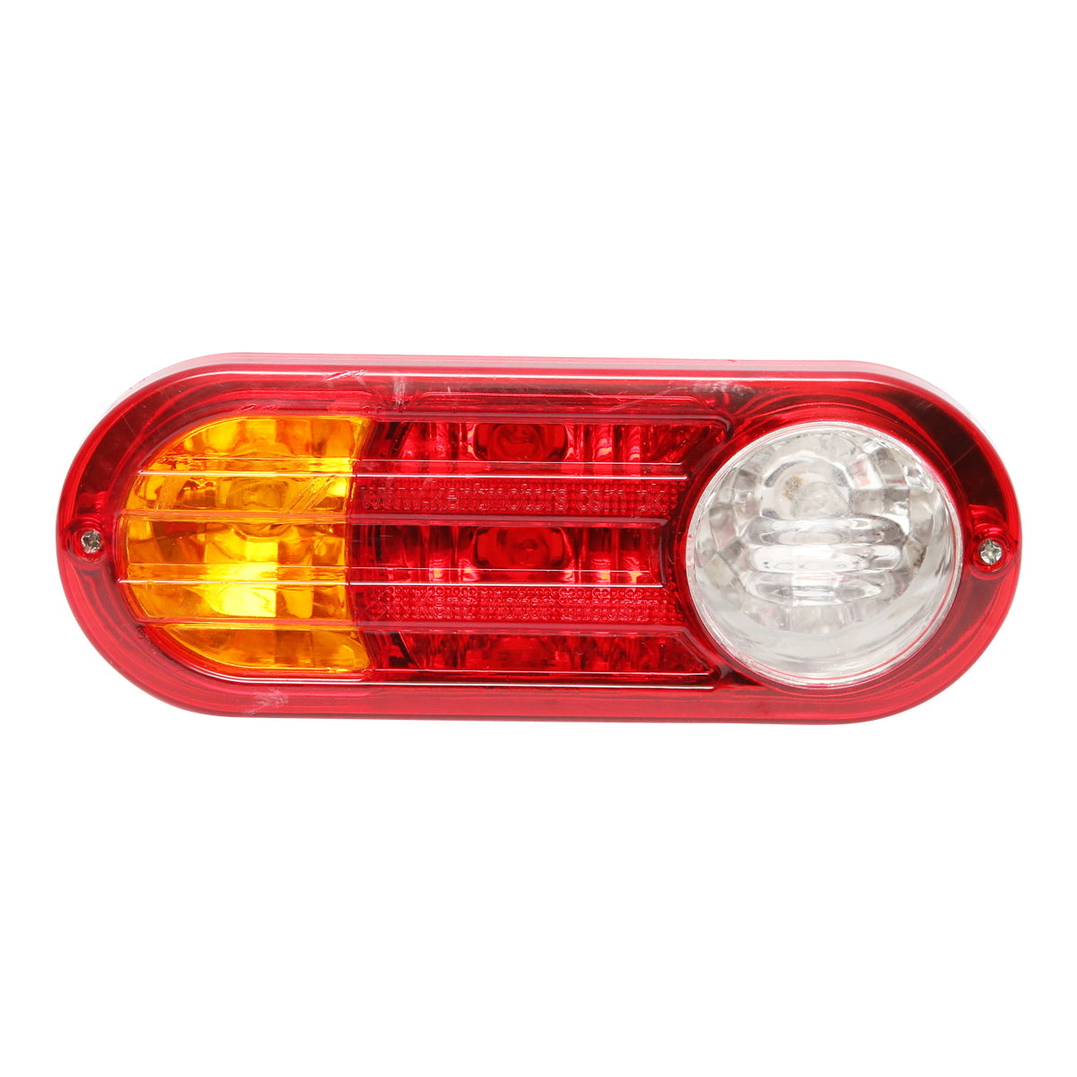Oval rear stop lamp with stripes 4 functions Breckner Germany