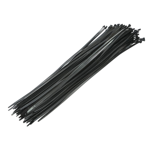 Facets, plastic collar 9x900mm black set of 100 pieces Breckner Germany