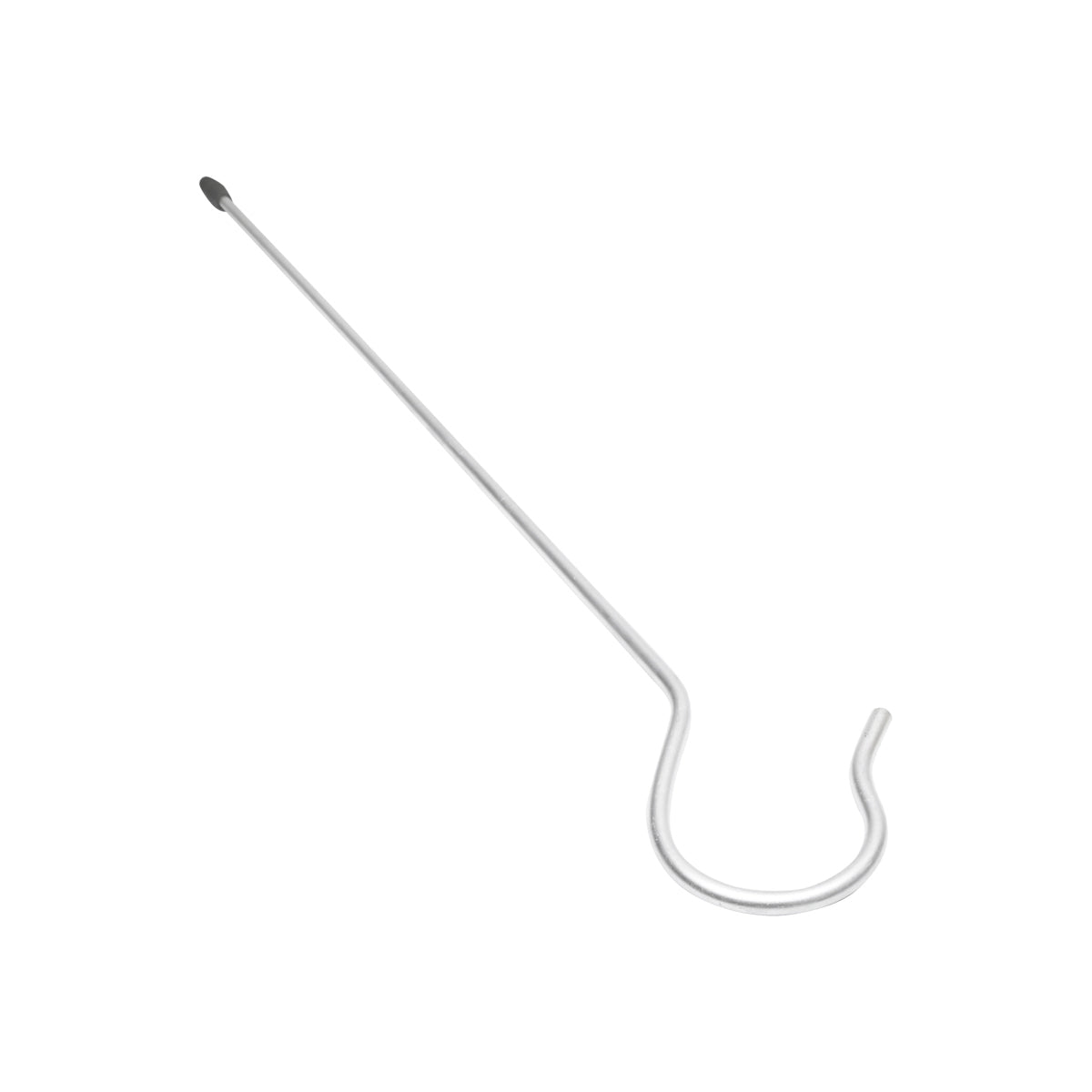 Shepherd's staff/aluminium shepherd's stick with non-slip handle 1.35 meters for holding an animal by the neck