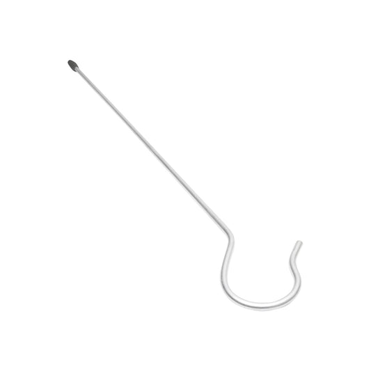 Shepherd's staff/aluminium shepherd's stick with non-slip handle 1.35 meters for holding an animal by the neck