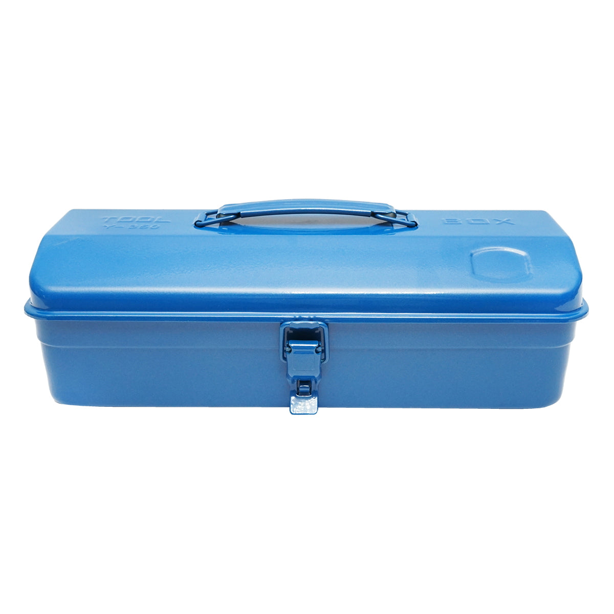 Blue metal tool box 360x160x110mm Breckner Germany