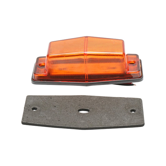 Yellow LED side lamp 130mm 12-24V Breckner Germany