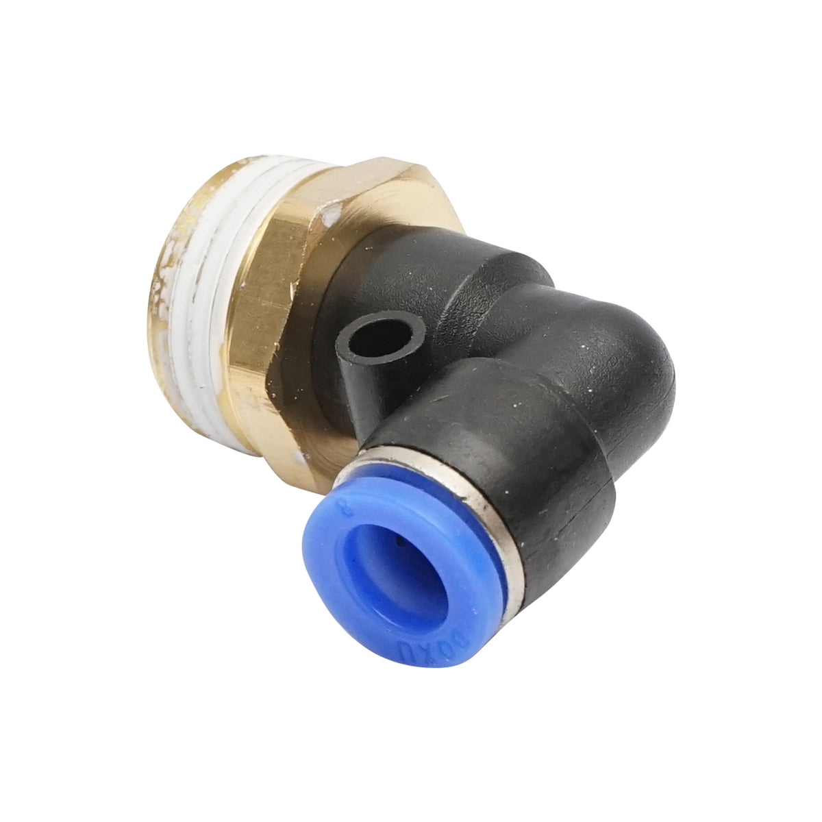 Quick plug, plastic nut and metal screw, diameter 8 with 1/2.