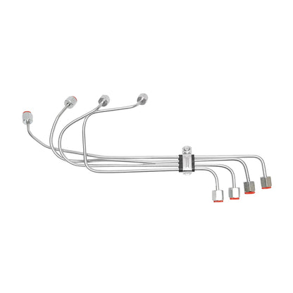 Complete injector pipe set with fixing clamp UTB U-650