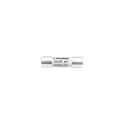 Cylindrical fusible safety BX0234 for gPV solar systems, 25A, 1000V Leader