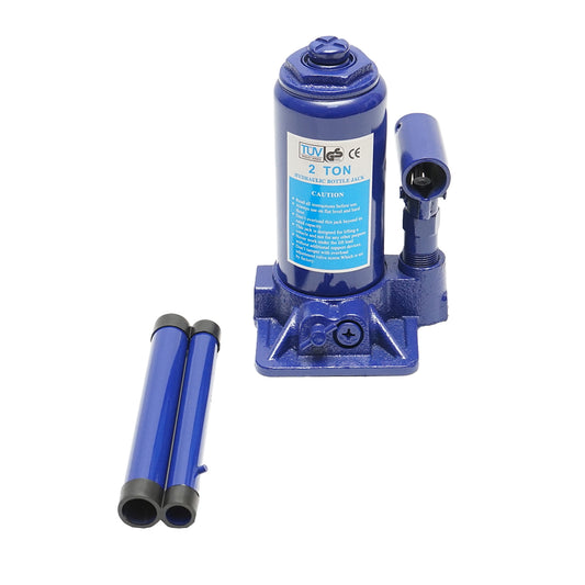 Hydraulic jack with double piston 2 tons 150mm
