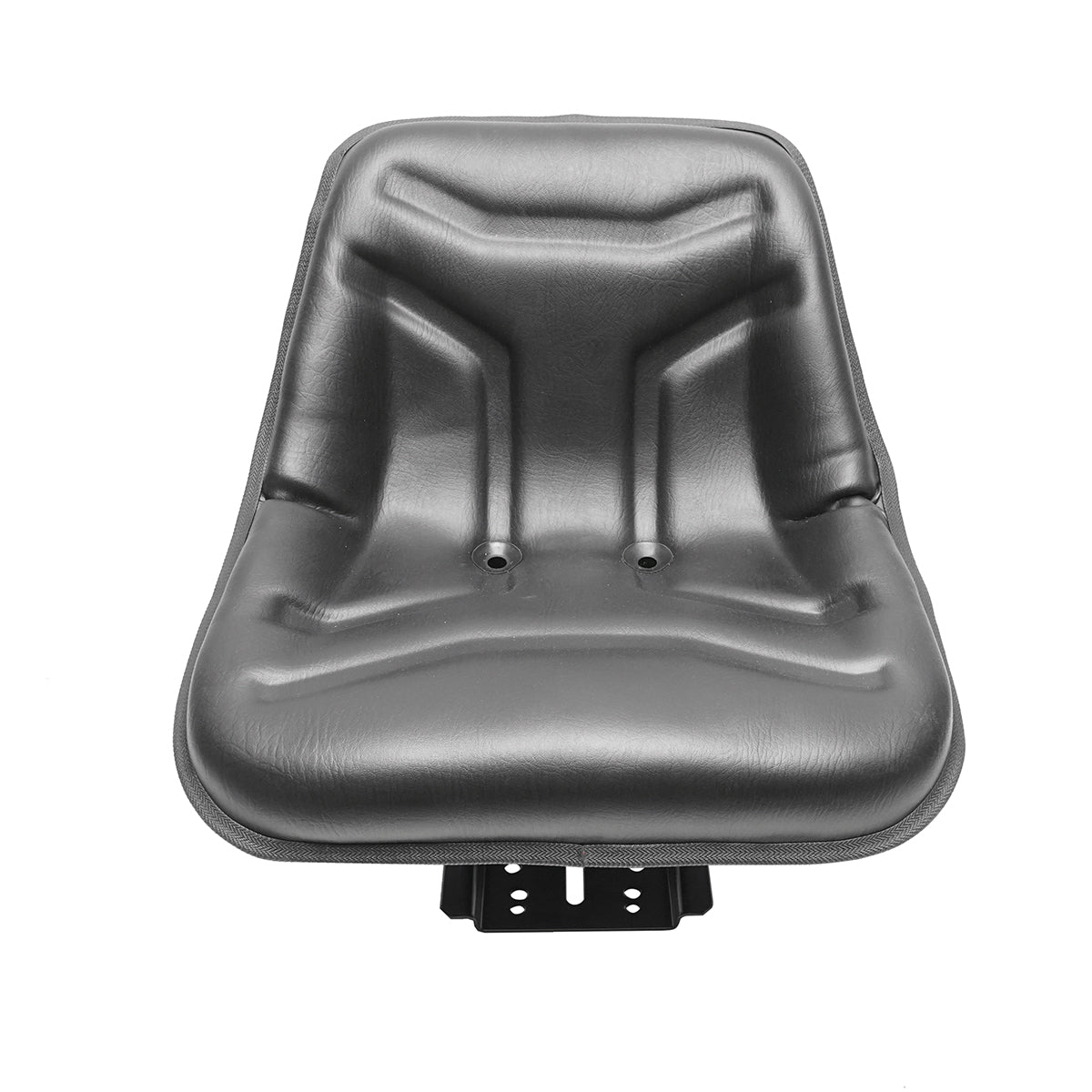 Universal black seat for tractor with height adjustment