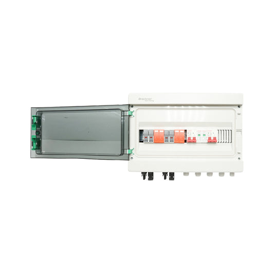 DC/AC fuse box equipped for photovoltaic systems 3-6KW with ON/OFF Grid prosumer inverters