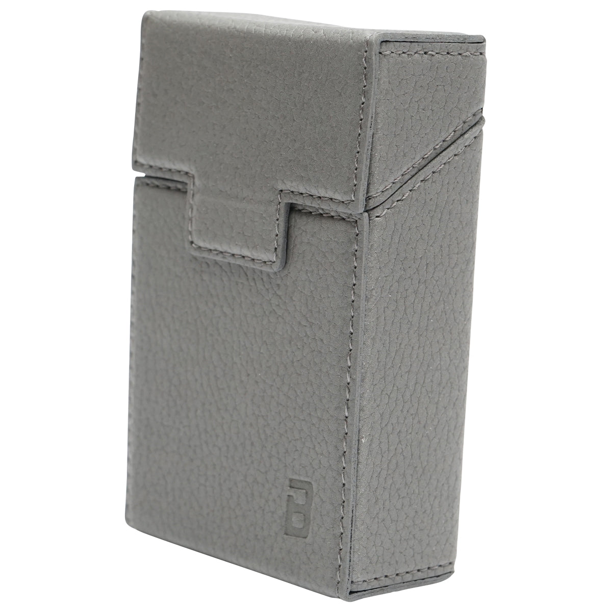 Gray leather case for P22 Breckner cigarette pack