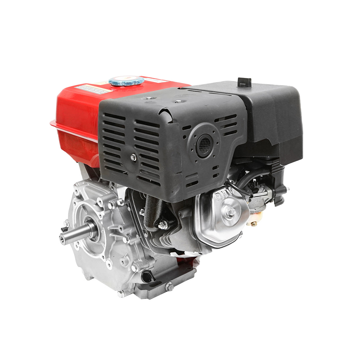 Gasoline engine 13HP, 4 strokes, 25mm shear pin shaft, pull start, Breckner Germany