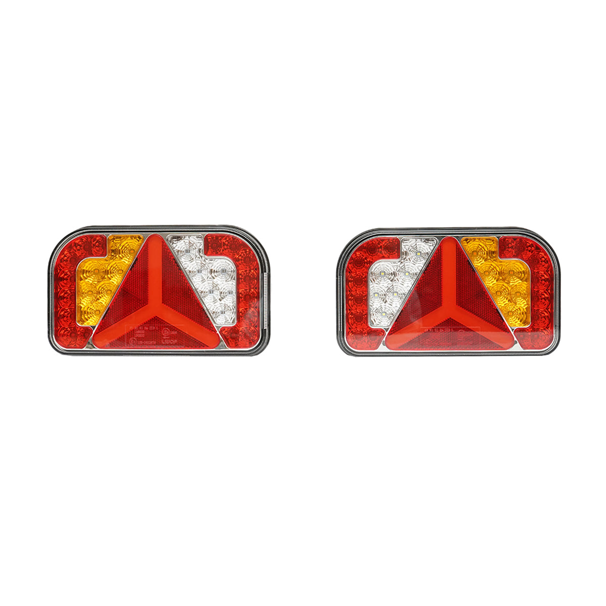 LED rear lights set for trailer 12-24V, 235x140x38mm Breckner Germany