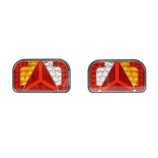 LED rear lights set for trailer 12-24V, 235x140x38mm Breckner Germany