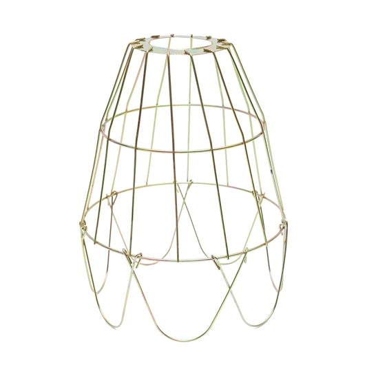 Heat lamp hood for chicks, animals, galvanized wire 21x15.5x4.5cm
