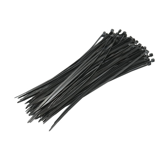 Facet, plastic collar 3.5x250mm, black, set of 100 pieces Breckner Germany