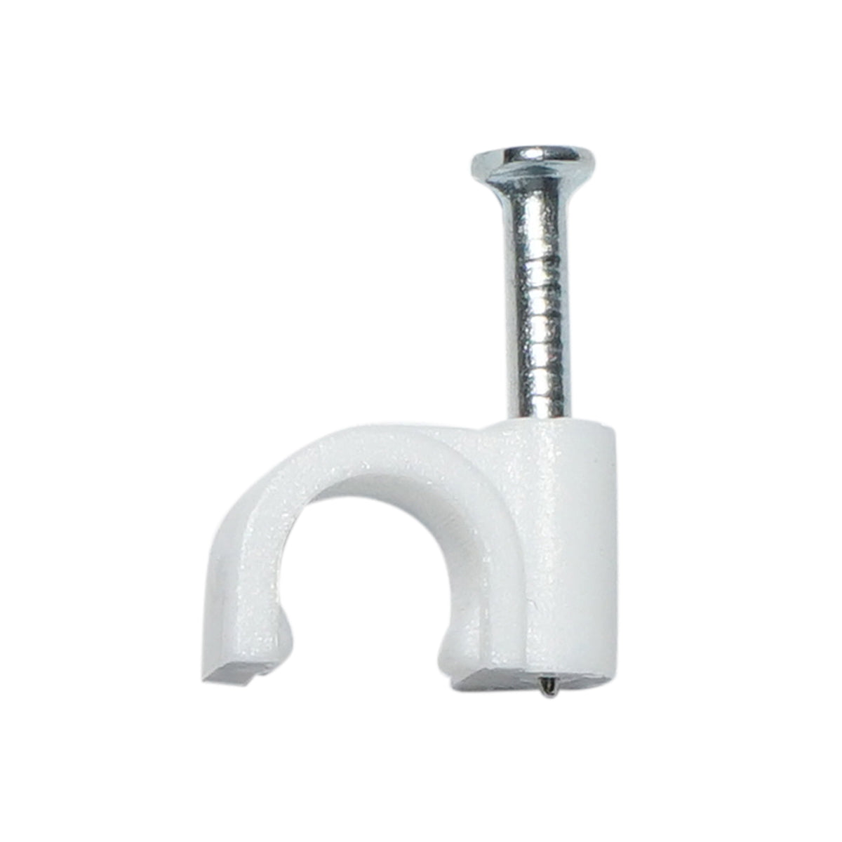6mm plastic cable clip for fixing cables, 100 pcs