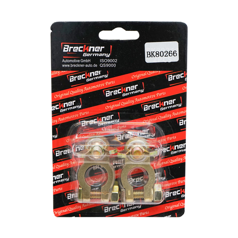 Breckner Germany copper battery terminals set