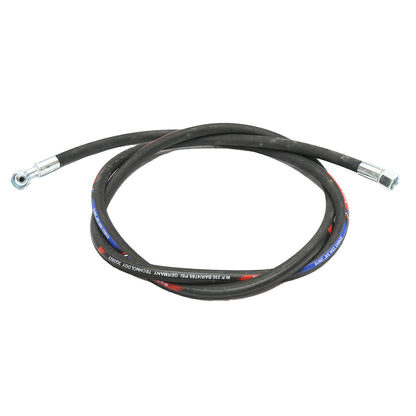 Pressure hose 2SN DN10 certified with fittings M20x1.5 90 degrees, M20x1.5 straight L=2700mm